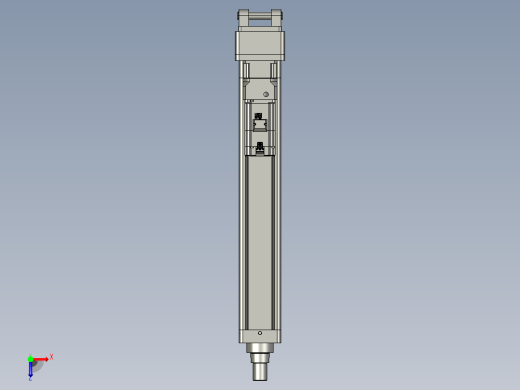 轻载电动缸TPA-ESR100-3210C-L500-MR-CB-W-P75-JX-C3俯视缩略图