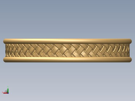SolidWorks_这是一个使用SolidWorks 11制作的逼真手镯设计后视缩略图