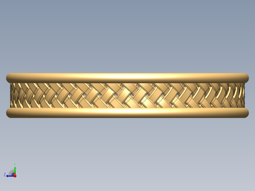 SolidWorks_这是一个使用SolidWorks 11制作的逼真手镯设计右视缩略图
