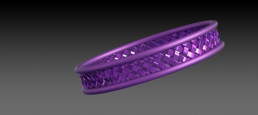 SolidWorks_这是一个使用SolidWorks 11制作的逼真手镯设计缩略图