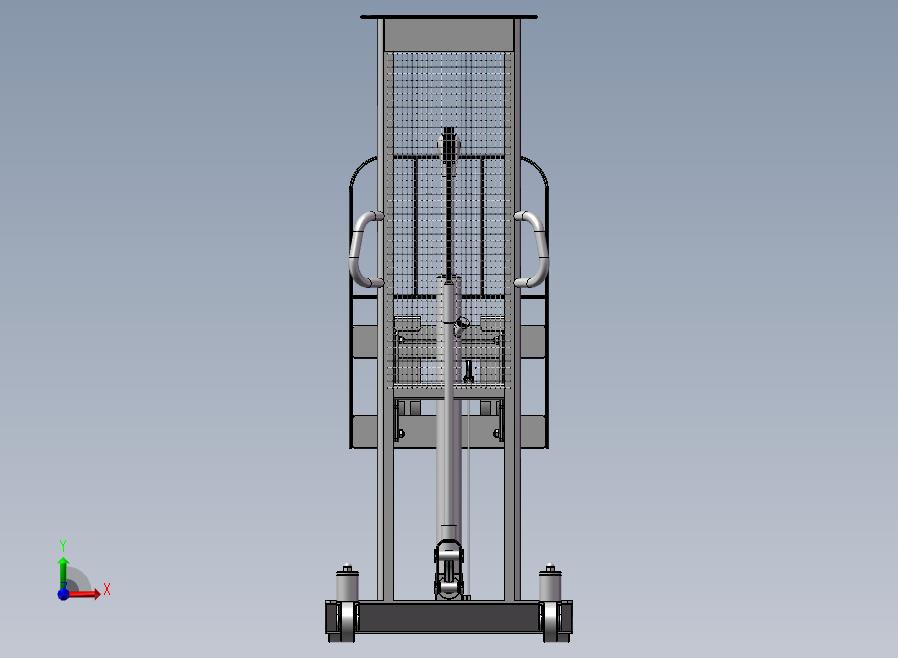 B18-手动液压叉车前视图
