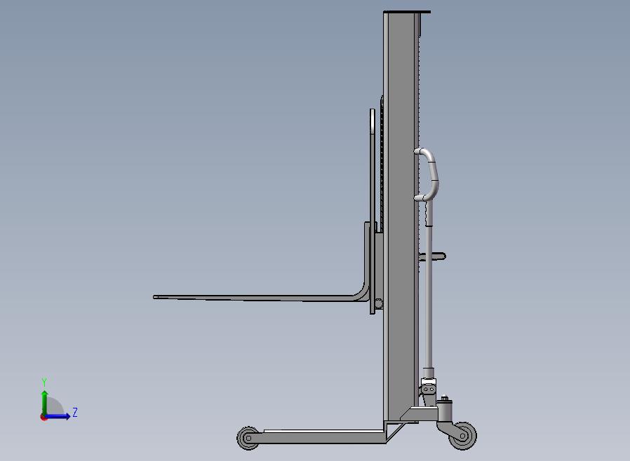 B18-手动液压叉车左视图