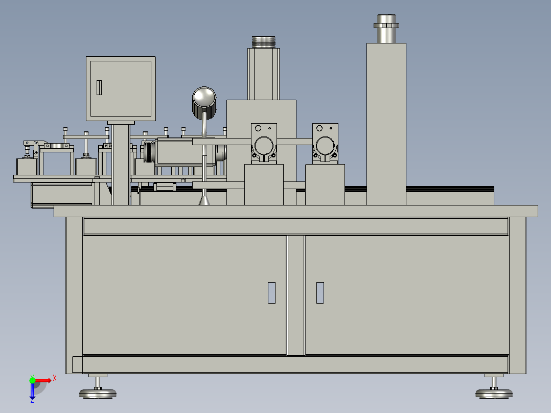 自动吸料机 上料机俯视图