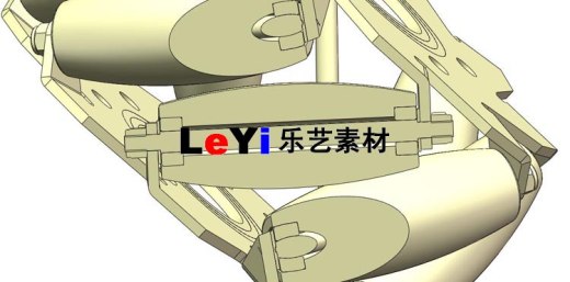 麦克纳姆轮图纸模型AGV全方位轮直径100mm3D三维CAD设计图缩略图