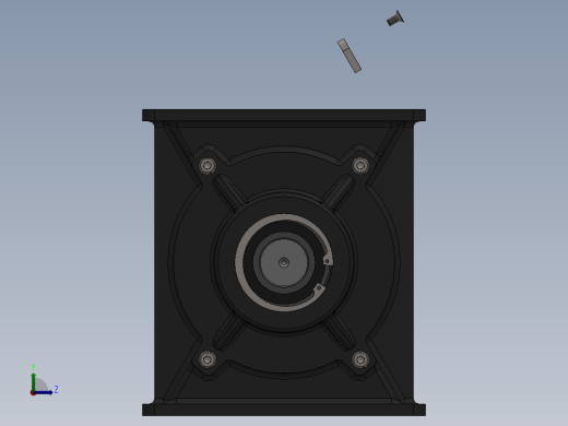 锁风阀左视缩略图