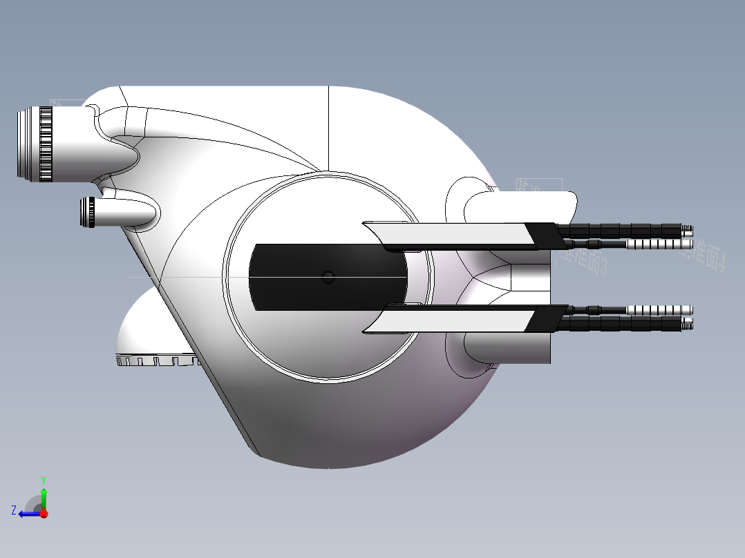 遗落战境无人机右视图