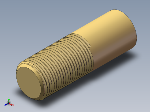 螺母正等轴测缩略图