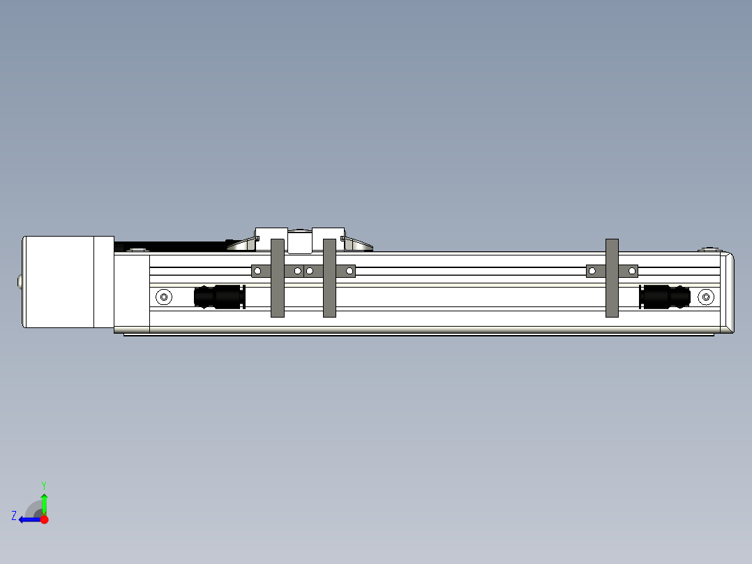 Toyo东佑达直线模组-ECH5-150-BR右视图