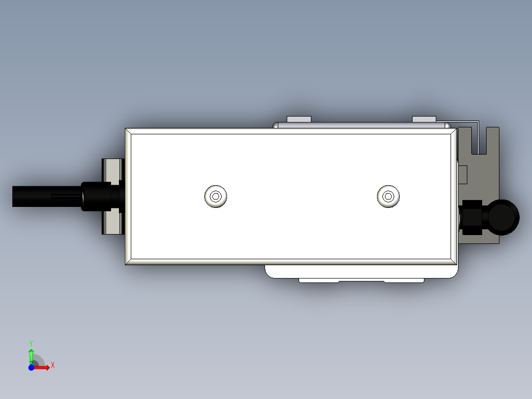 Toyo东佑达直线模组-ECH6-500-BR+煞車-M5前视图