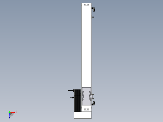 Toyo东佑达直线模组-ECH6-500-BR+煞車-M5俯视缩略图