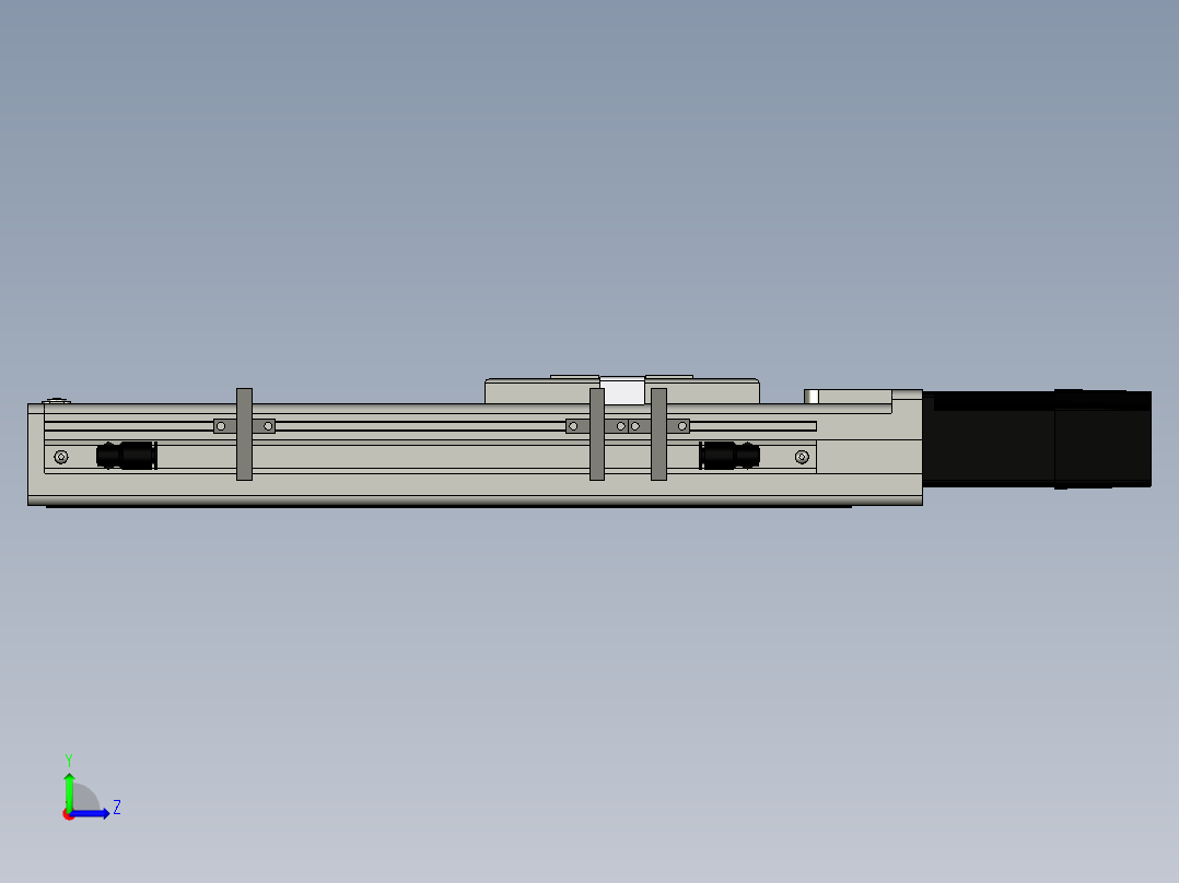 Toyo东佑达直线模组-ECH6-150-BC-反-M5左视图