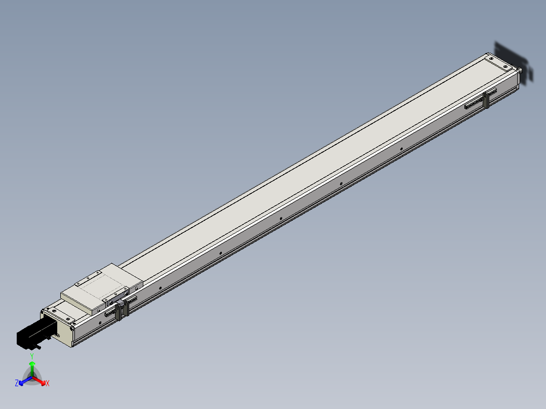 Toyo东佑达直线模组-ECH10-1200-BC主视图
