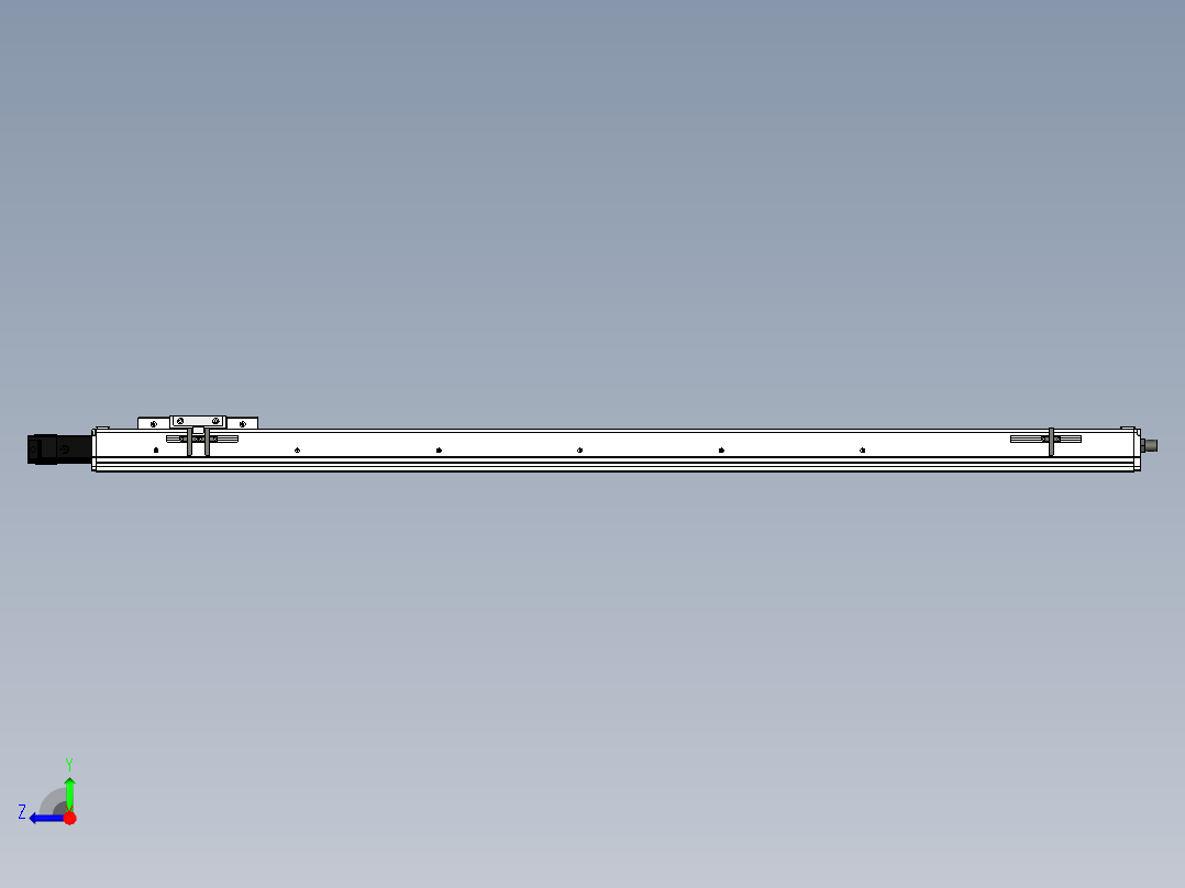 Toyo东佑达直线模组-ECH10-1200-BC右视图