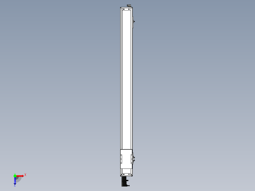 Toyo东佑达直线模组-ECH10-1200-BC俯视图