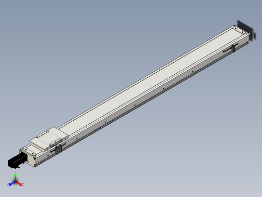 Toyo东佑达直线模组-ECH10-1200-BC正等轴测缩略图