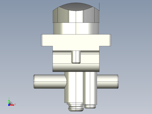 船型圆柱锁前视缩略图