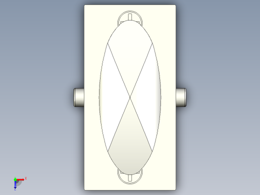 船型圆柱锁俯视缩略图