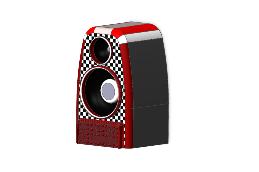 电脑音箱设计sw缩略图