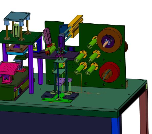 胶带复卷贴合机