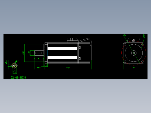 电机X2-60-01330-20P4(1004)
