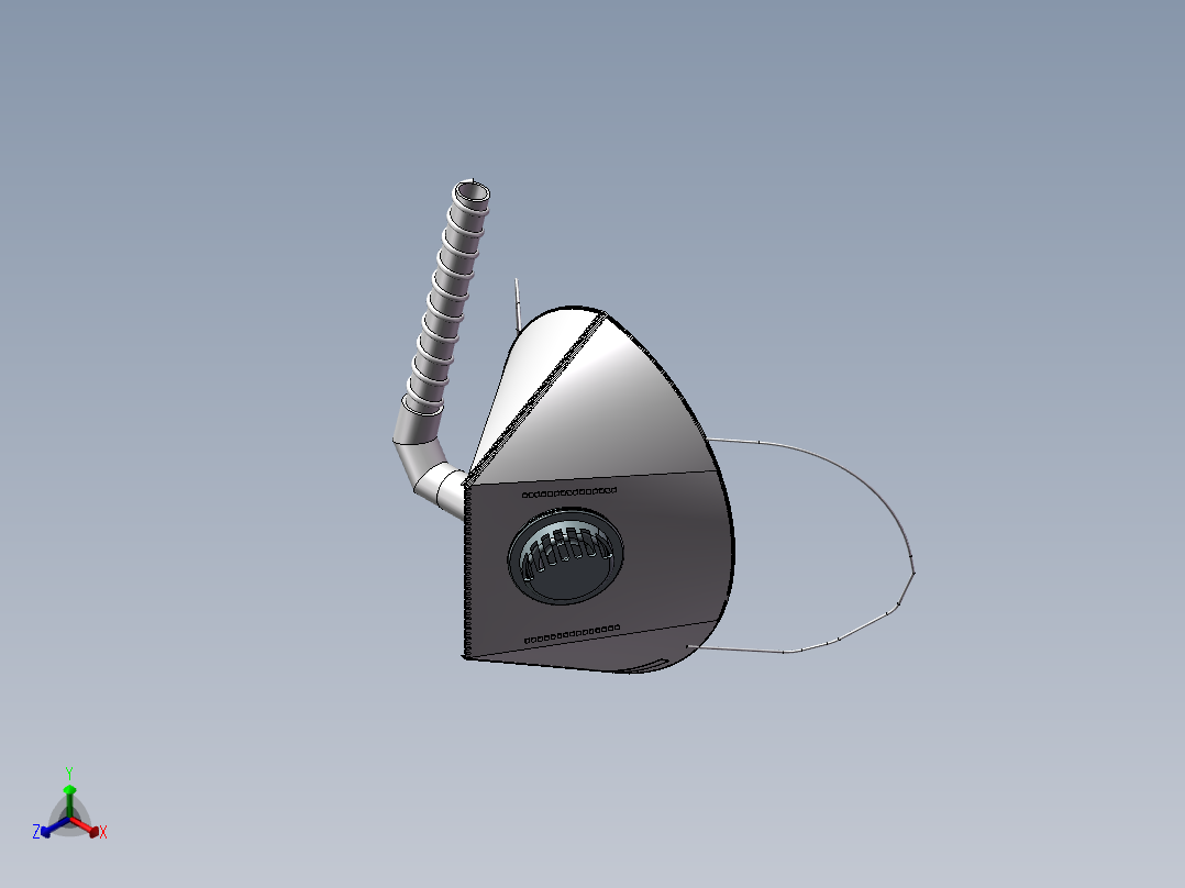 口罩正等轴测图