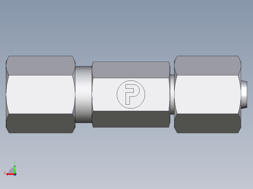 卡套式工业通用硬管接头EO_Distance_piece_adapter_DA06L71后视缩略图