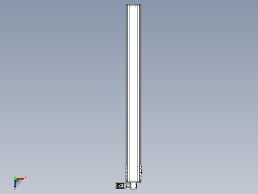 东锦同步带传动-直线滑台模组DH210B-L150-S2050-BL-P750W-C3俯视缩略图