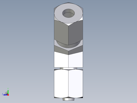 卡套式工业通用硬管接头EO_Swivel_nut_45_deg_elbow_EV06L71右视缩略图