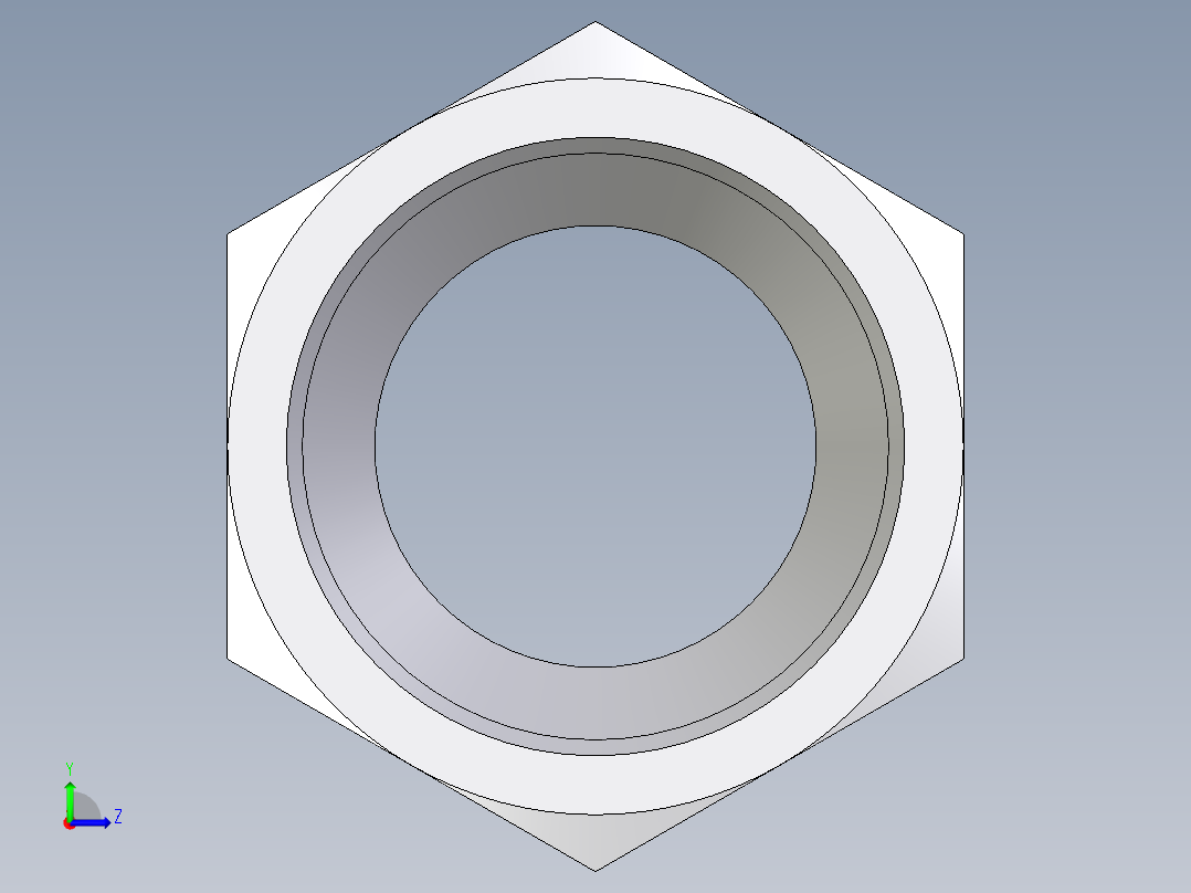 卡套式工业通用硬管接头EO_Nut_EO_24__Cone_end_M30SCFX左视图