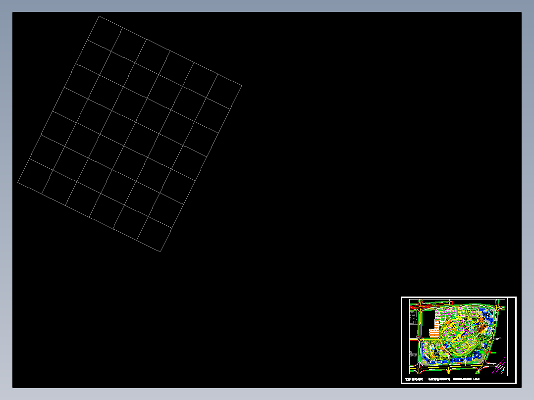 某地区小型阳光小区规划cad设计图