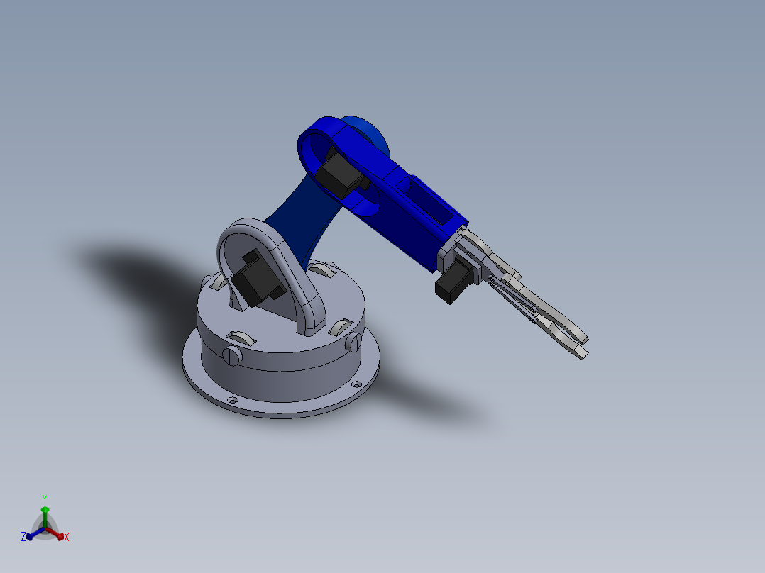 机械臂正等轴测图