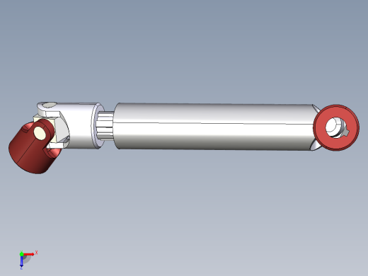 带摩擦轴承的双伸缩万向节俯视缩略图