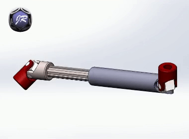带摩擦轴承的双伸缩万向节缩略图