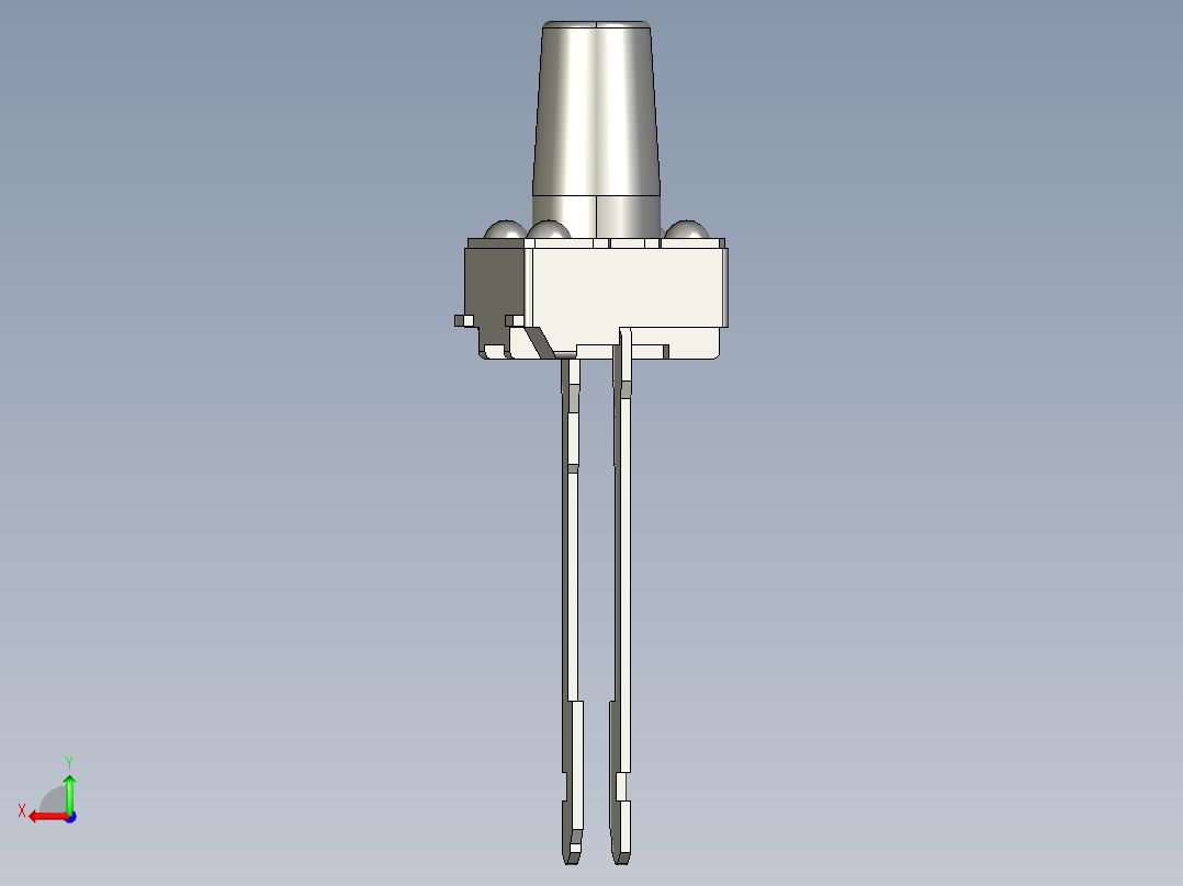15N型2R轻触开关后视图
