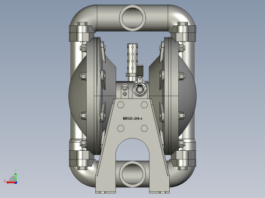 ARO666120-344-C气动隔膜泵后视缩略图