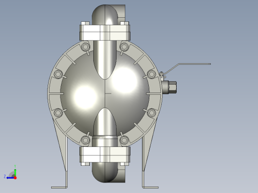 ARO666120-344-C气动隔膜泵右视缩略图