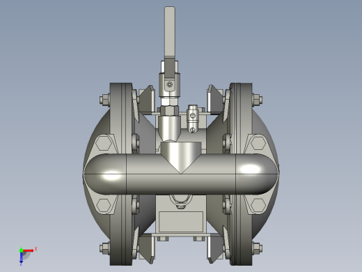 ARO666120-344-C气动隔膜泵俯视缩略图