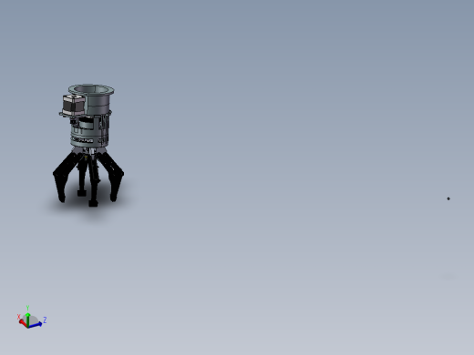 一款机械手结构（需要特征识别）