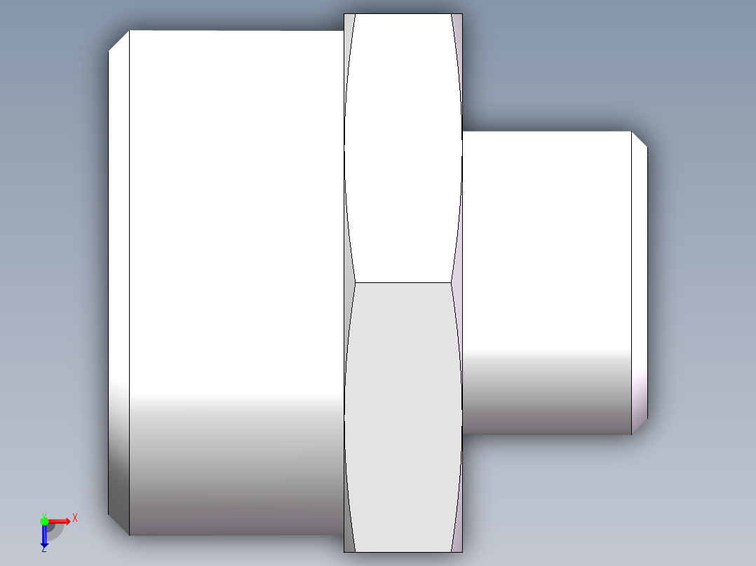 直通变径-GR、1C-18-30俯视图
