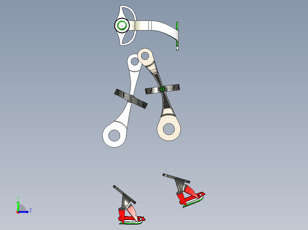 B3003817-为残障人士设计的外骨骼左视图