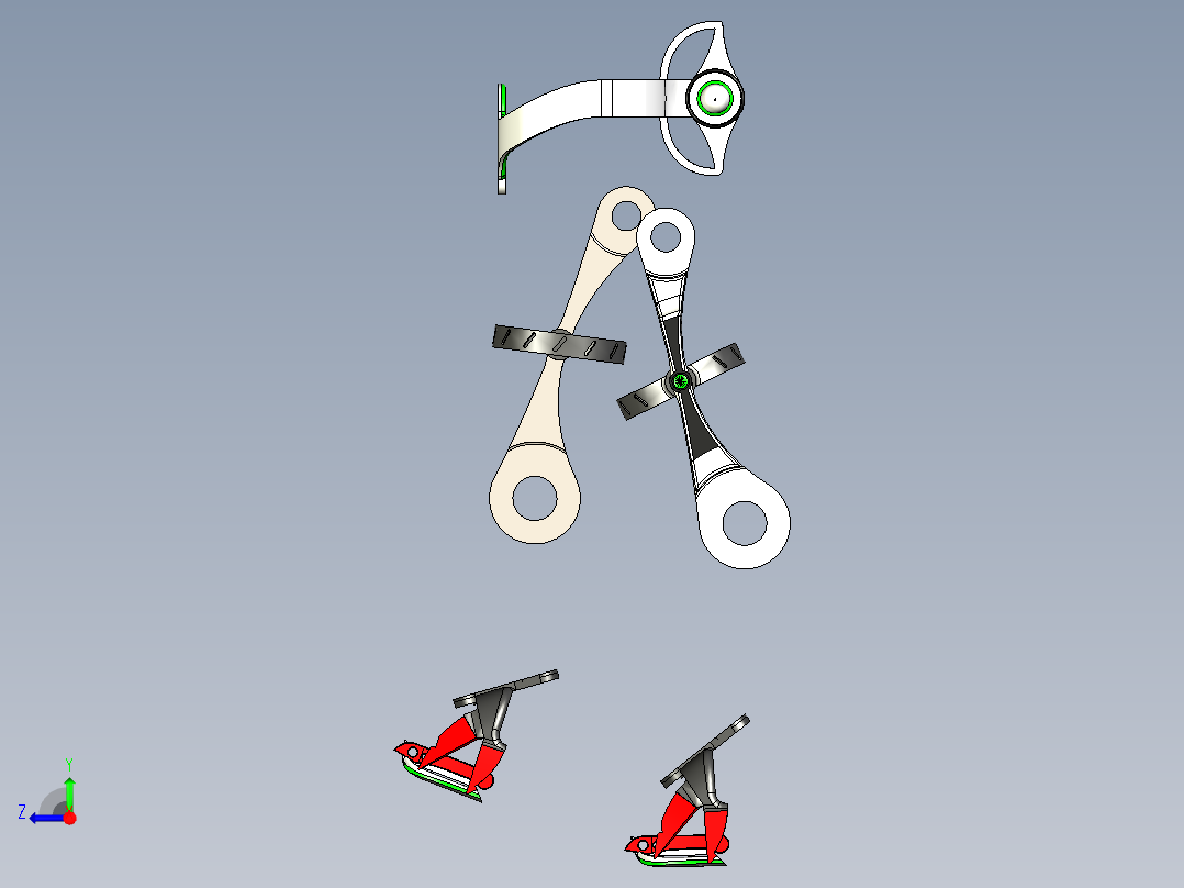 B3003817-为残障人士设计的外骨骼右视图
