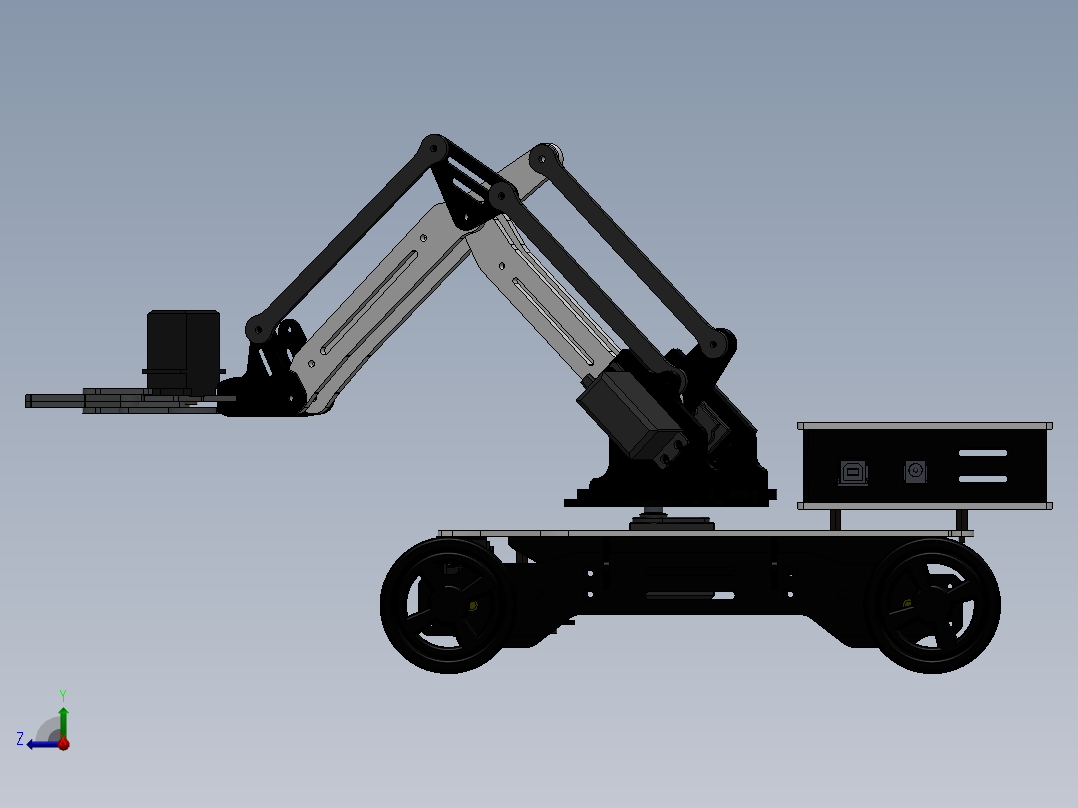 AGV小车、AGV(194)右视图