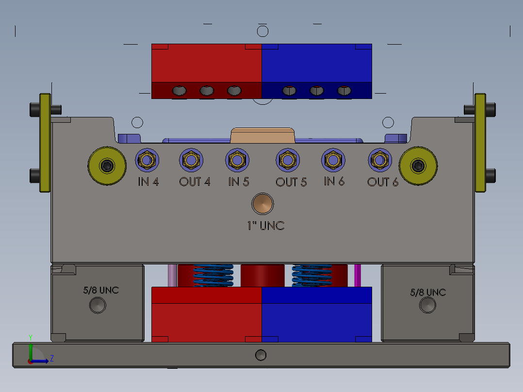 注塑模具、模具(150)左视图