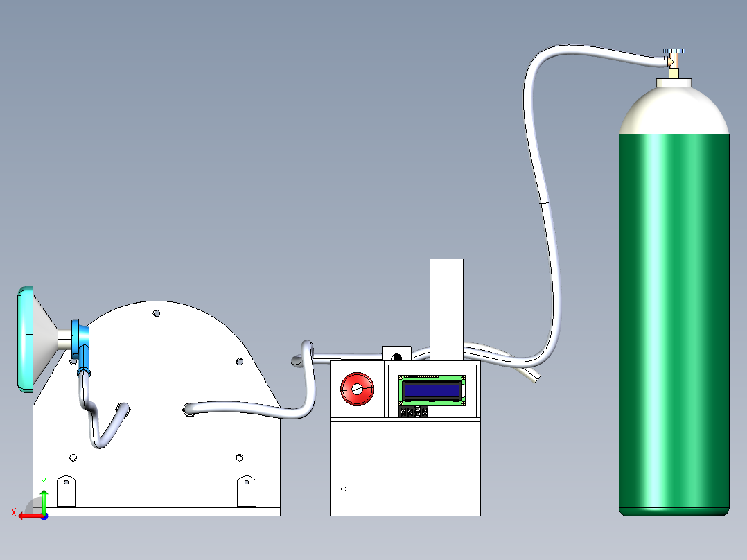 A3004015-机械呼吸后视图