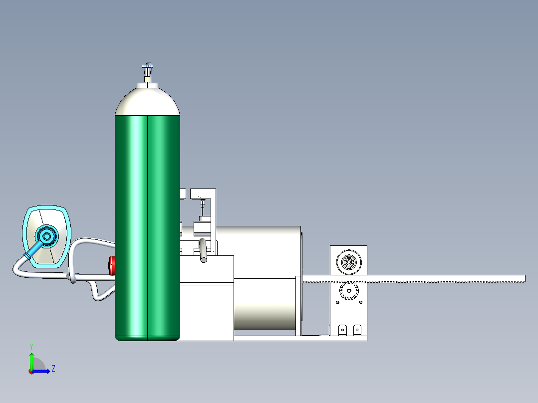 A3004015-机械呼吸左视图