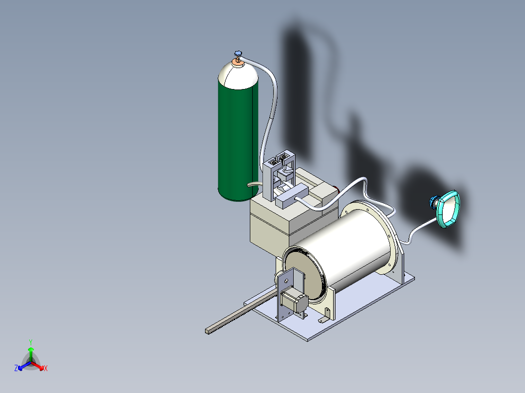 A3004015-机械呼吸正等轴测图
