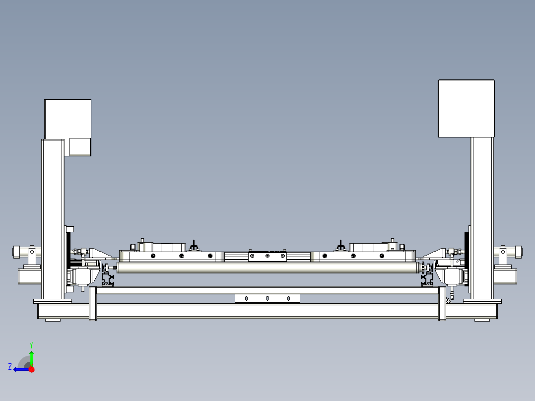 托盘堆垛机右视图