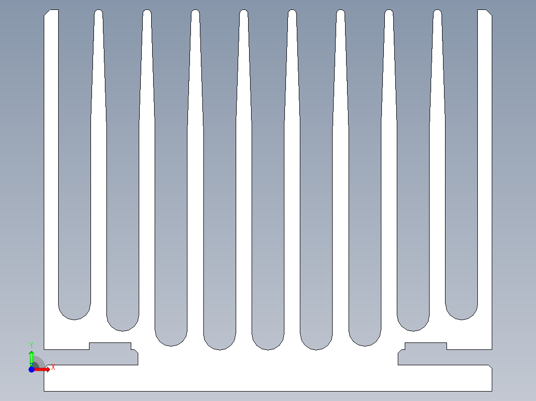 散热器(3)前视图