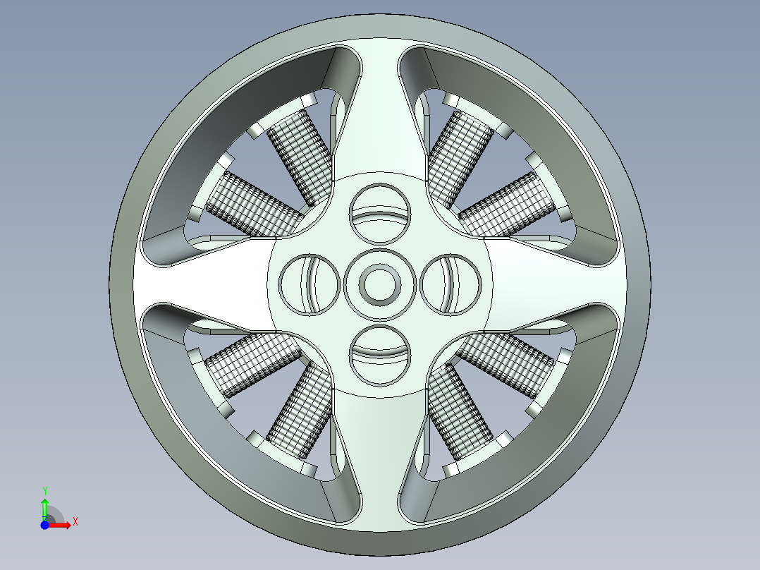 1504.5无刷电机前视图