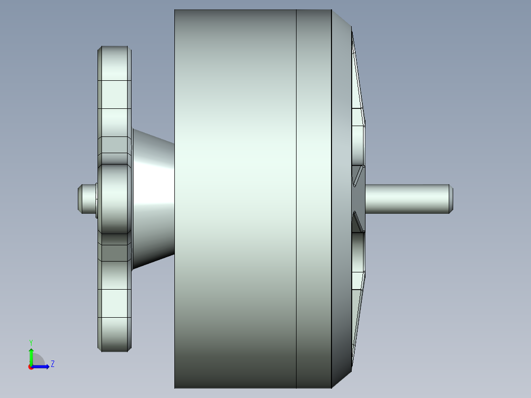 1504.5无刷电机左视图